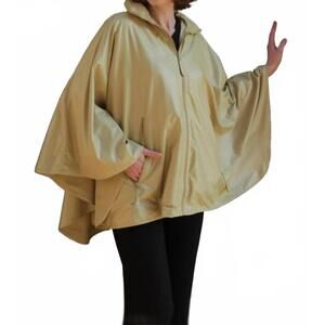 NEW RAINRAPS woman's sportyrap rain jacket in olive gold